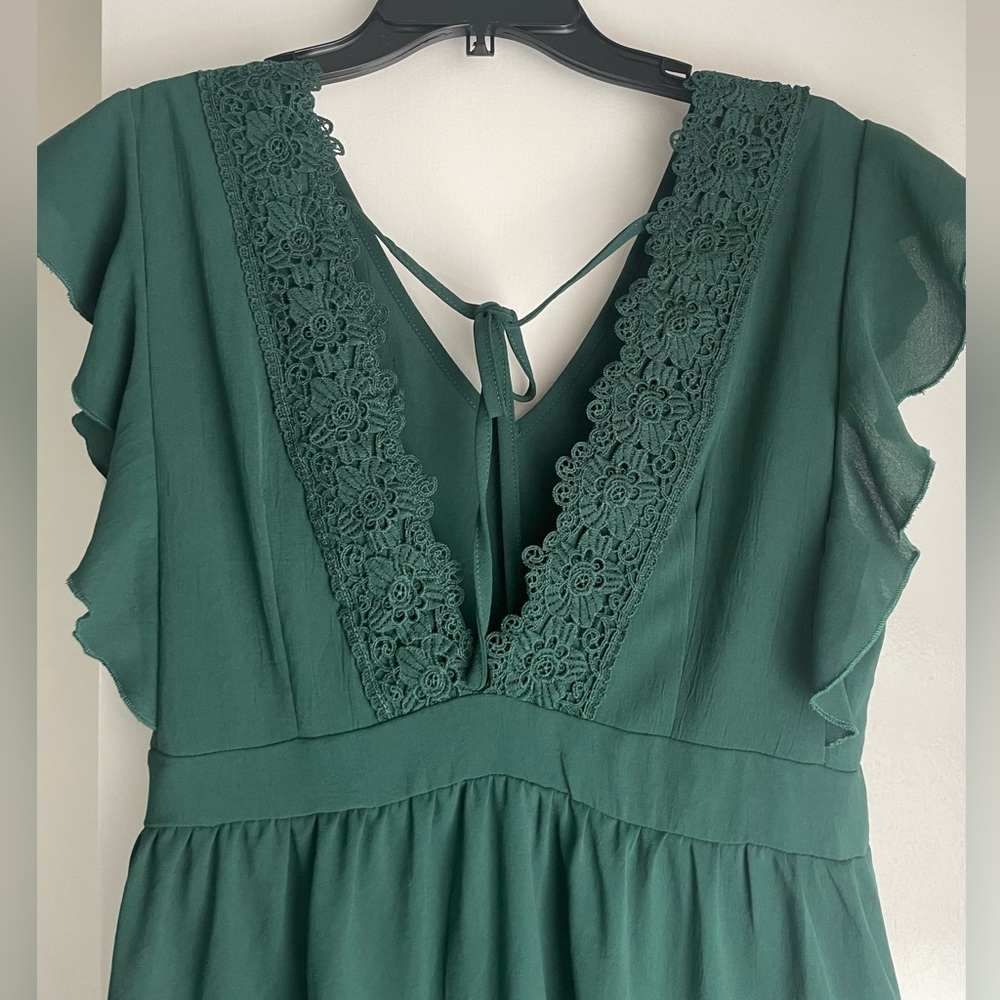 V back dress